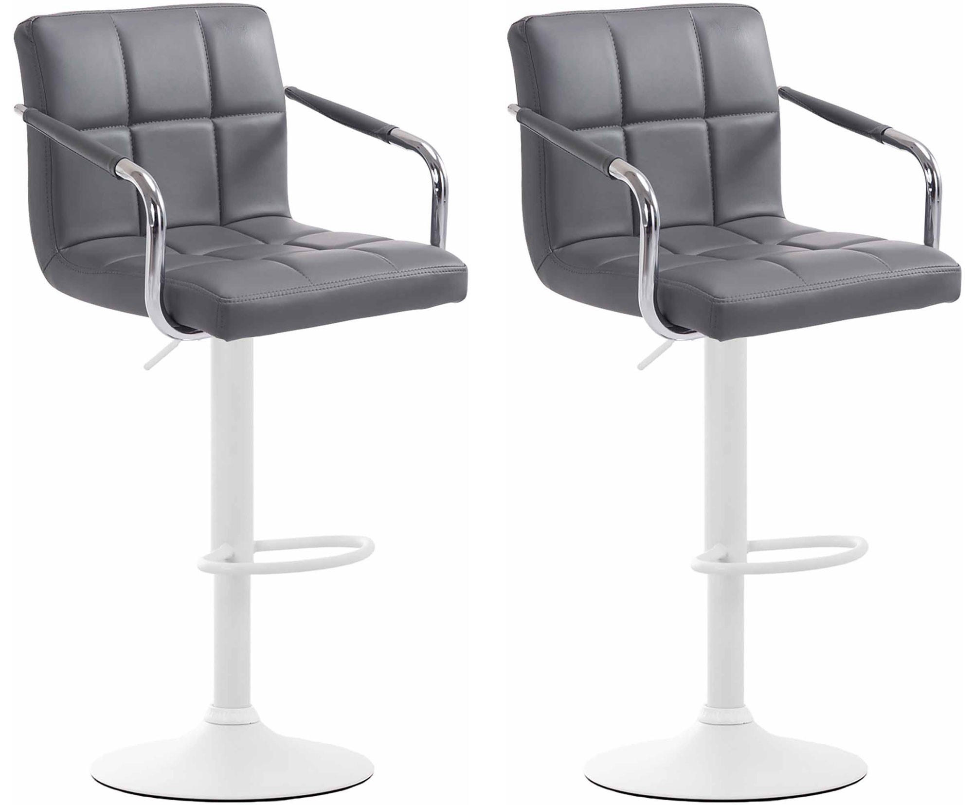 furnicato Barhocker Grau 54x91x46 cm