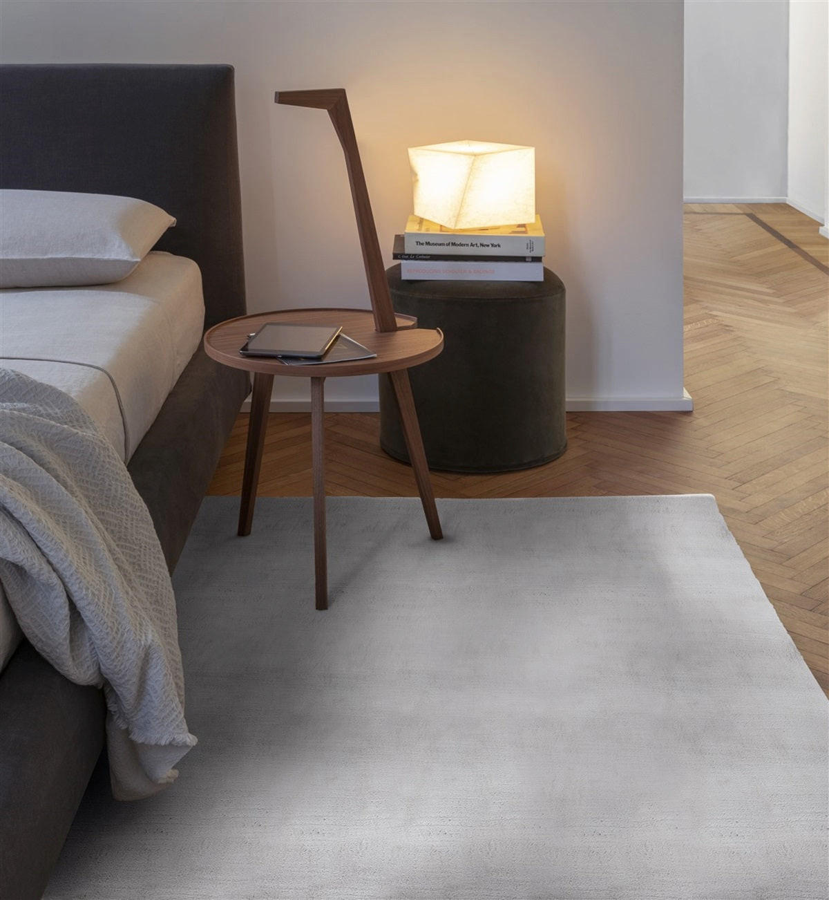 TEPPICH modern Wohn-/Schlafzimmer TOUCHY Grau 160 x 230 cm - Grau, Textil (160/230cm) - Novatrend