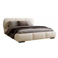 BETT Creme Roza Gepolstert Mit Bettkasten 140x200 cm - Ecru, Textil (140/200cm) - Sepro Meble