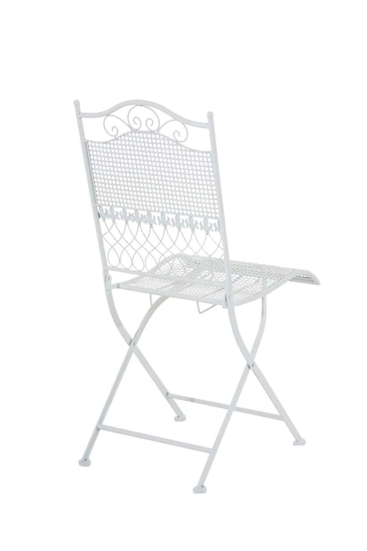 GARTENSTÜHLE Kirstin - 2er Set - weiß - Weiß, Metall (41/50/91cm) - TPFGarden