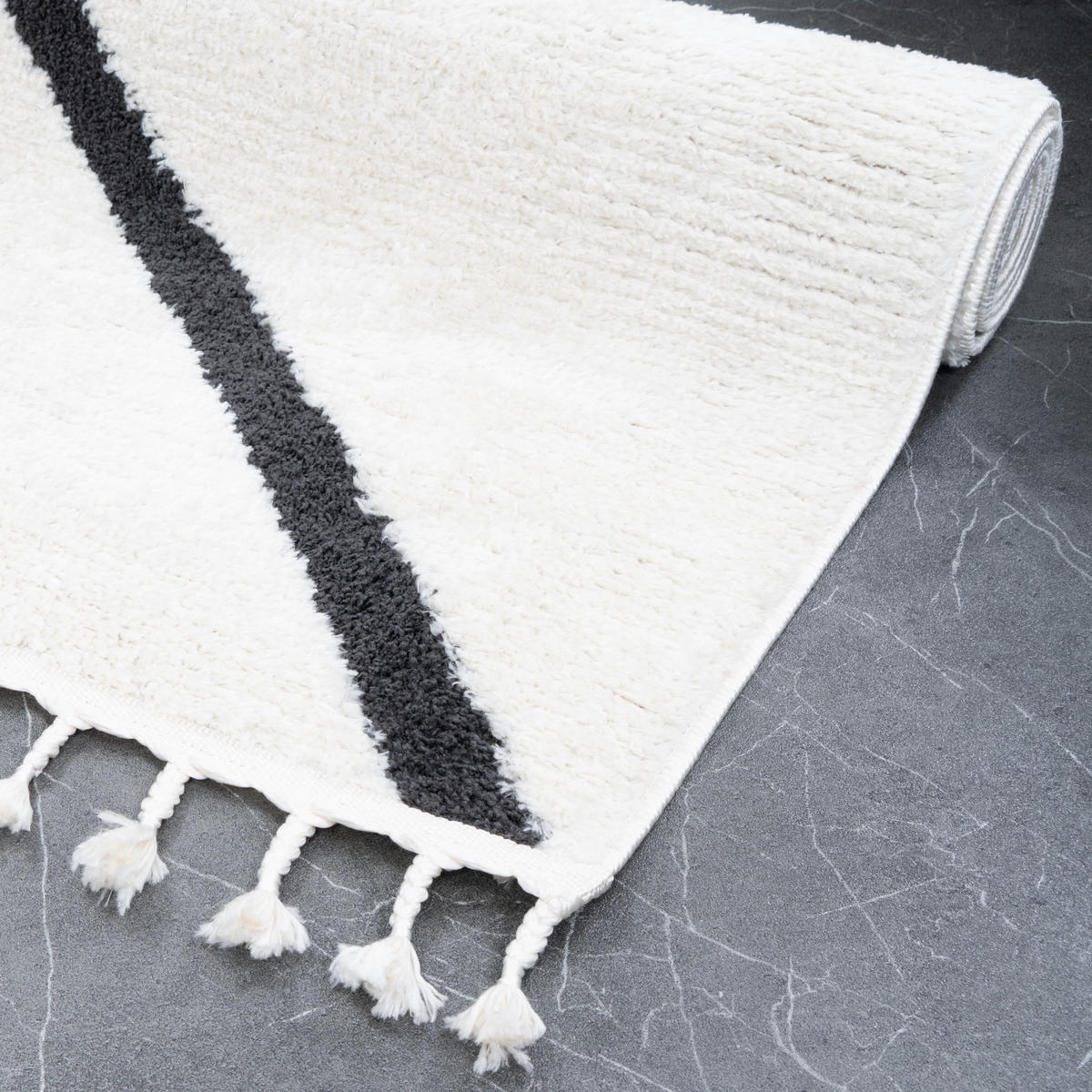 TEPPICH BERBER DESIGN 200/290 Ivory - Creme, Naturmaterialien/Textil (200/290cm) - Consilio Concept