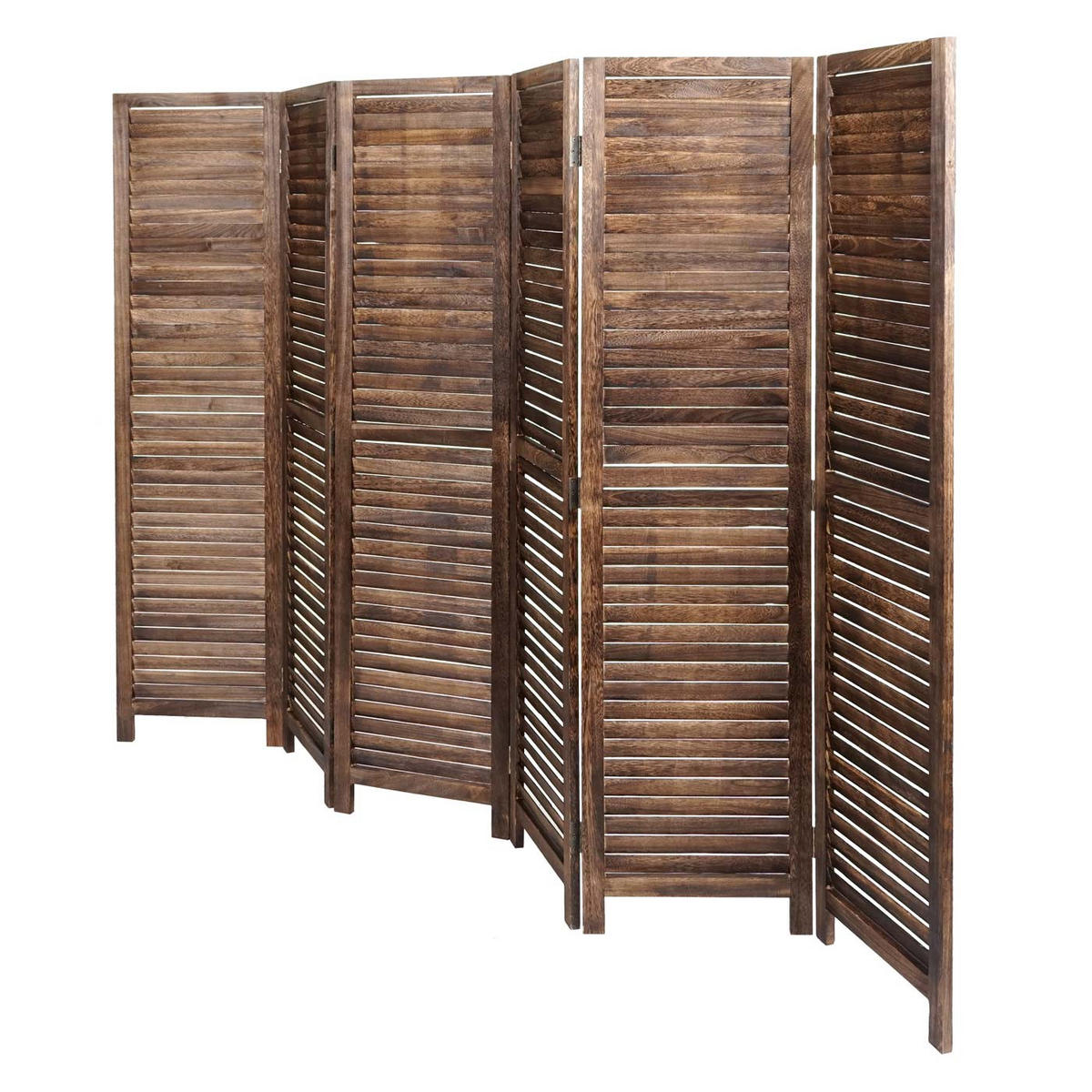 PARAVENT Braun - Braun, Holz (243/170/2cm) - MCW