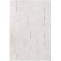 TEPPICH In-/Outdoor Kurzflor 3D-Relief Polypropylen Küche Creme Rechteckig 140x200 - Creme, Textil (140/200cm) - KADIMA DESIGN