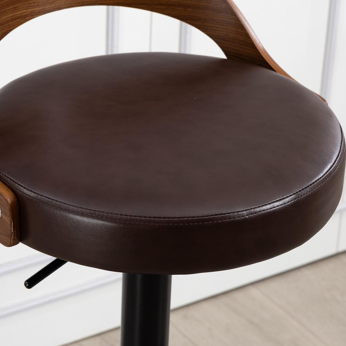 BARHOCKER,DREHSTUHL,RATTAN 360° drehbar2er-Set,Braun - Braun, Metall (42/77/42.5cm) - LVHOM