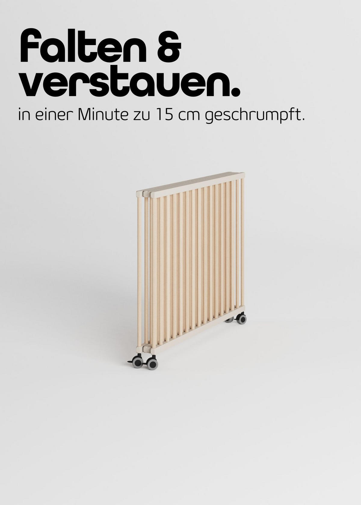 LAUFGITTER 100x100 cm faltbar mit Matratze - sahara dust/natur - Sandfarben/Naturfarben, Holz (100/74/100cm) - Sämann – make a difference.