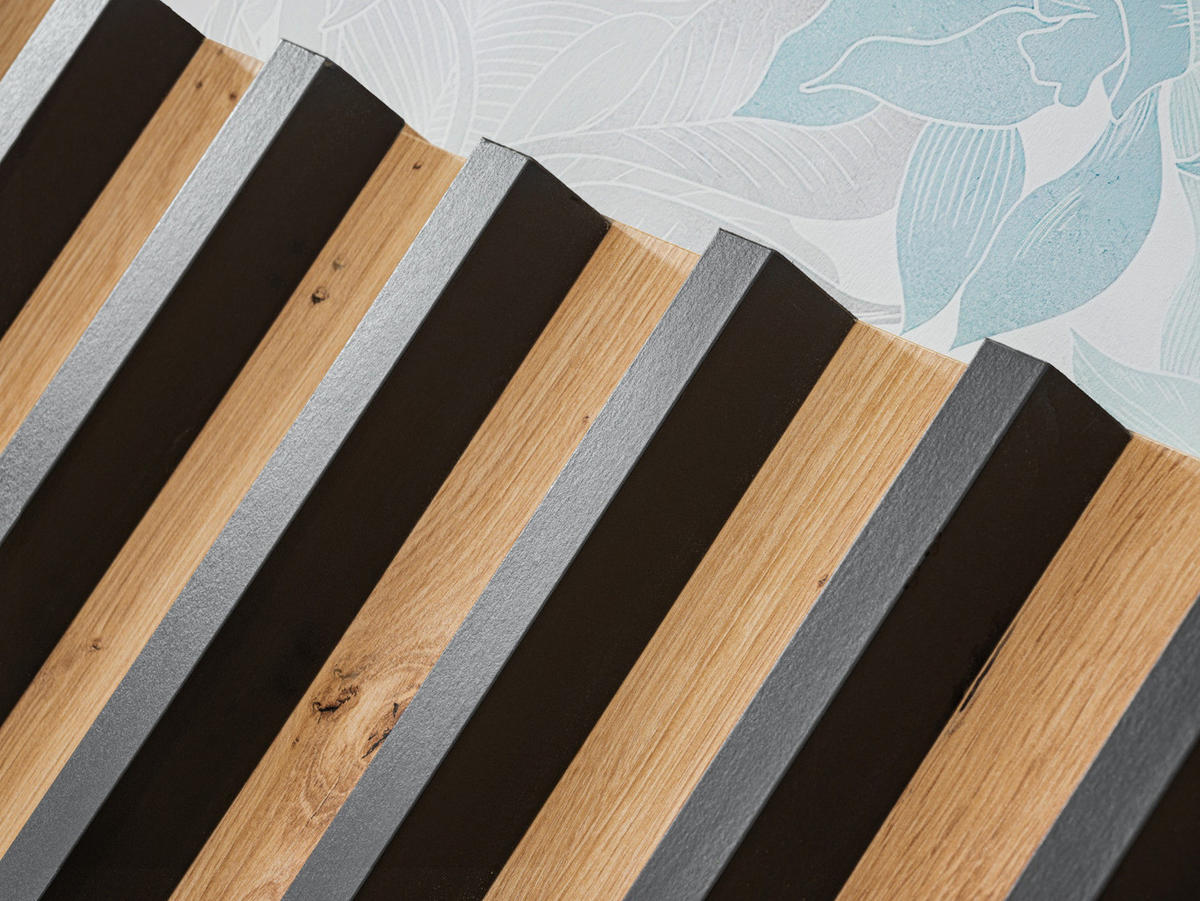 WOHNWAND schwarz, Artisan Eiche 180 cm, Schrankwand mit Push-top-Open - Schwarz/Eiche Artisan, Holzwerkstoff (180/148/35cm) - Furn.Design