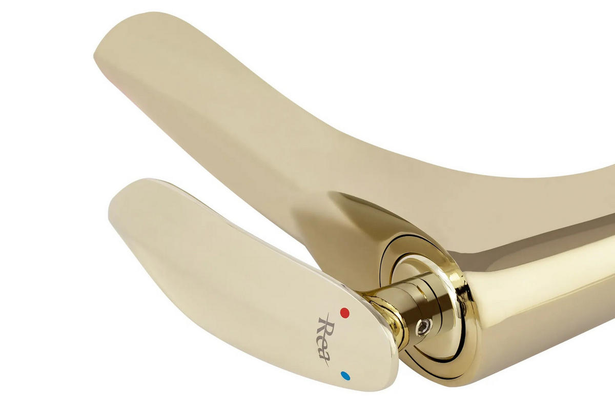 WASCHBECKENARMATUR Rea Orbit Gold Low - Goldfarben, Metall (4.5/17/16cm) - REA