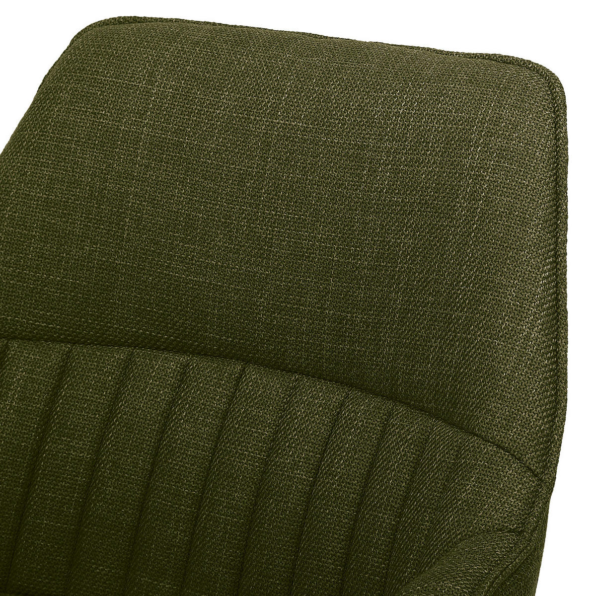 LOUNGESESSEL - Webstoff / Metall - Grün, Textil/Metall (77/81/83cm) - home24