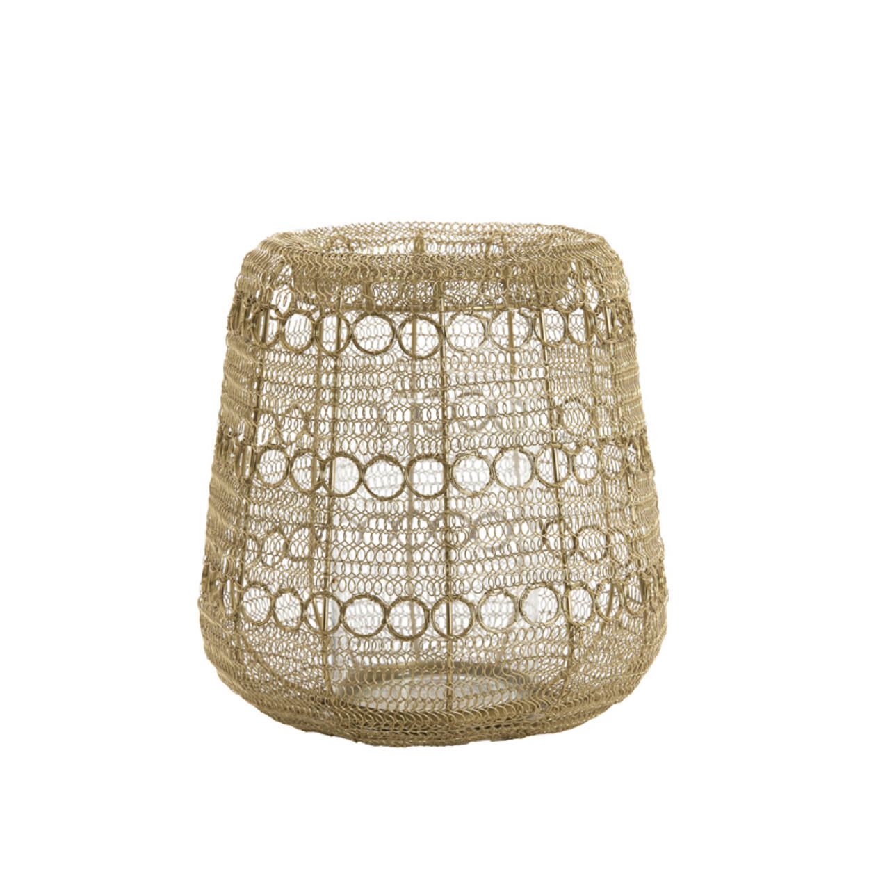 WINDLICHT Salos - Gold - 29/29/29.5 cm - Goldfarben, Metall (29/29.5/29cm) - Light & Living