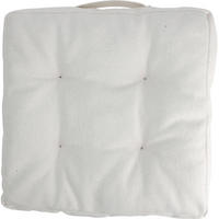 STUHLKISSEN 40/40/6 cm - Weiß, Naturmaterialien (40/40cm) - Home Styling Collection