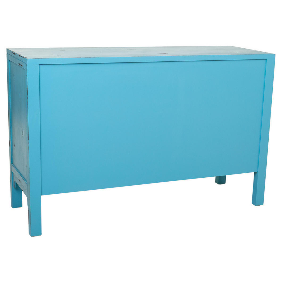 SIDEBOARD aus Holz 106x36x68 cm - Blau, Holz (106/68/36cm) - Wanderlust