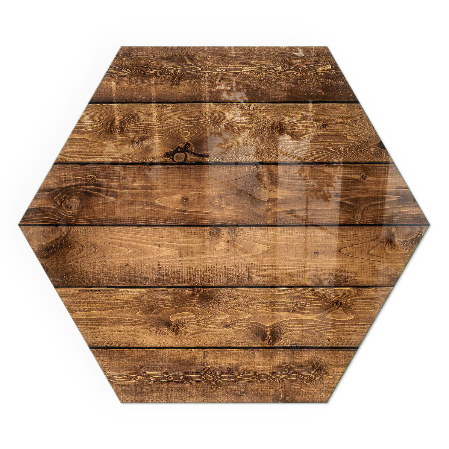 GLASPLATTE für Kamin h40 cm - Braun, Glas (40/40/0.4cm) - TULUP