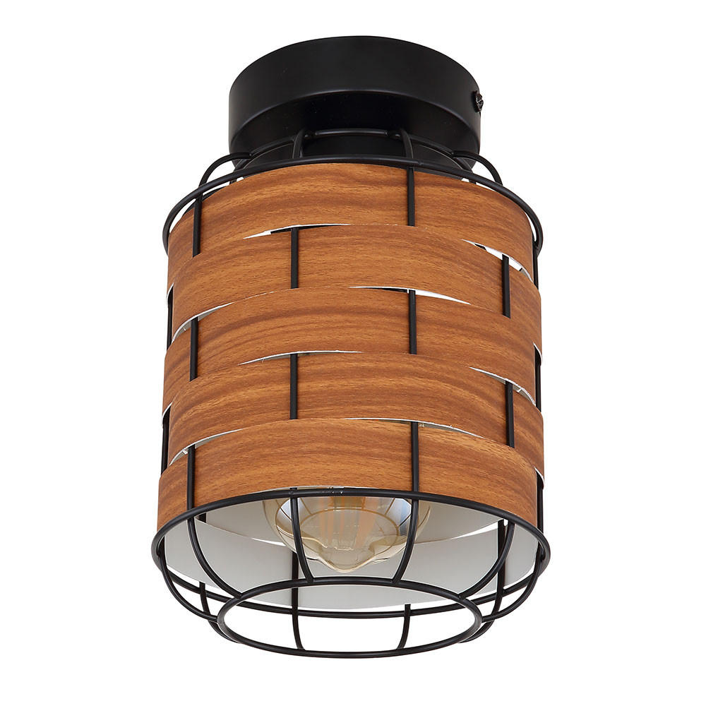 Globo Lighting Deckenleuchte Braun 15x20.5x15 cm