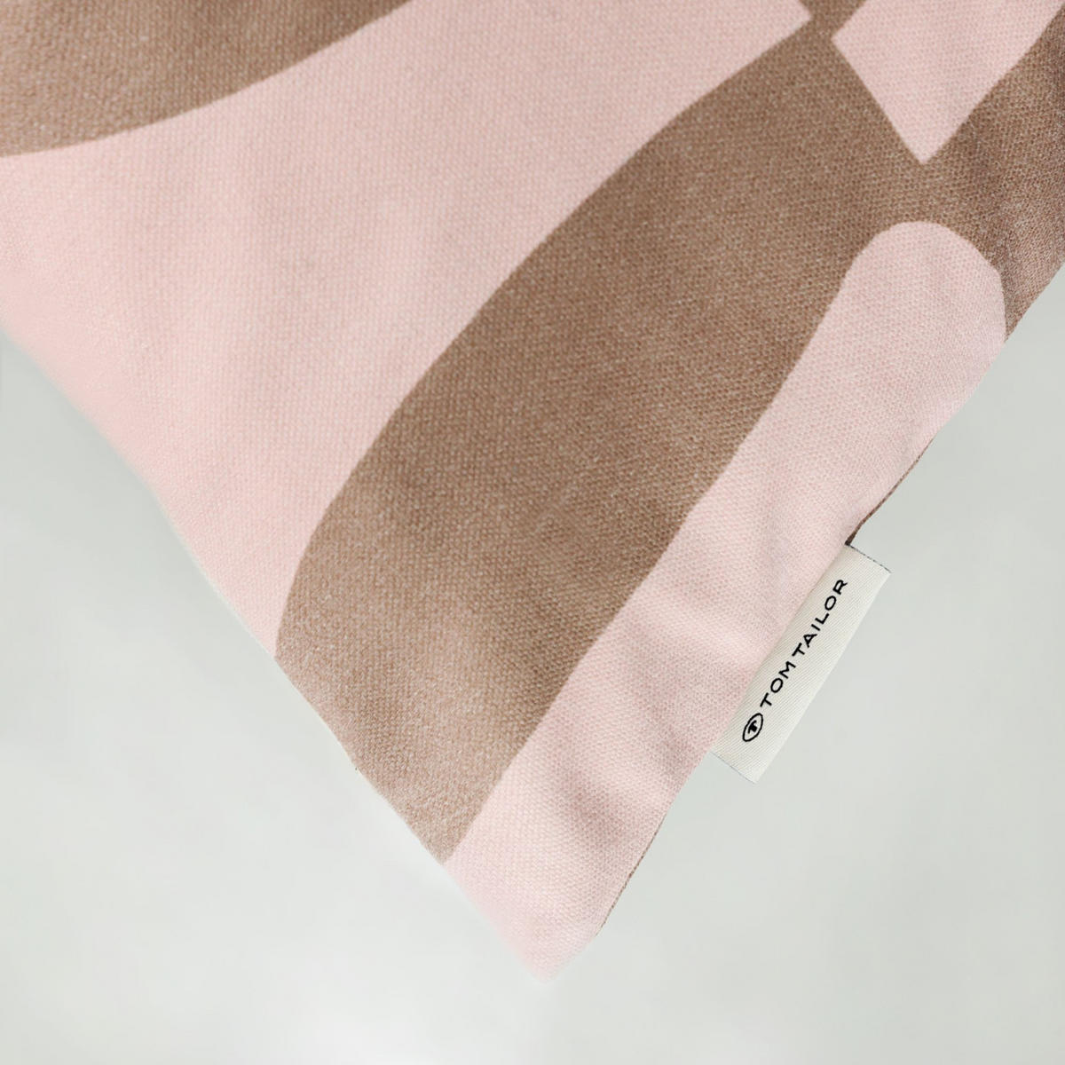 OBAL na vankúš MODERN WAVES - ružová, textil (45/45cm) - Tom Tailor