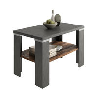COUCHTISCH 1 Regal H46 cm - Bastia - Wildeiche, Holzwerkstoff (100/60/46cm) - Calicosy