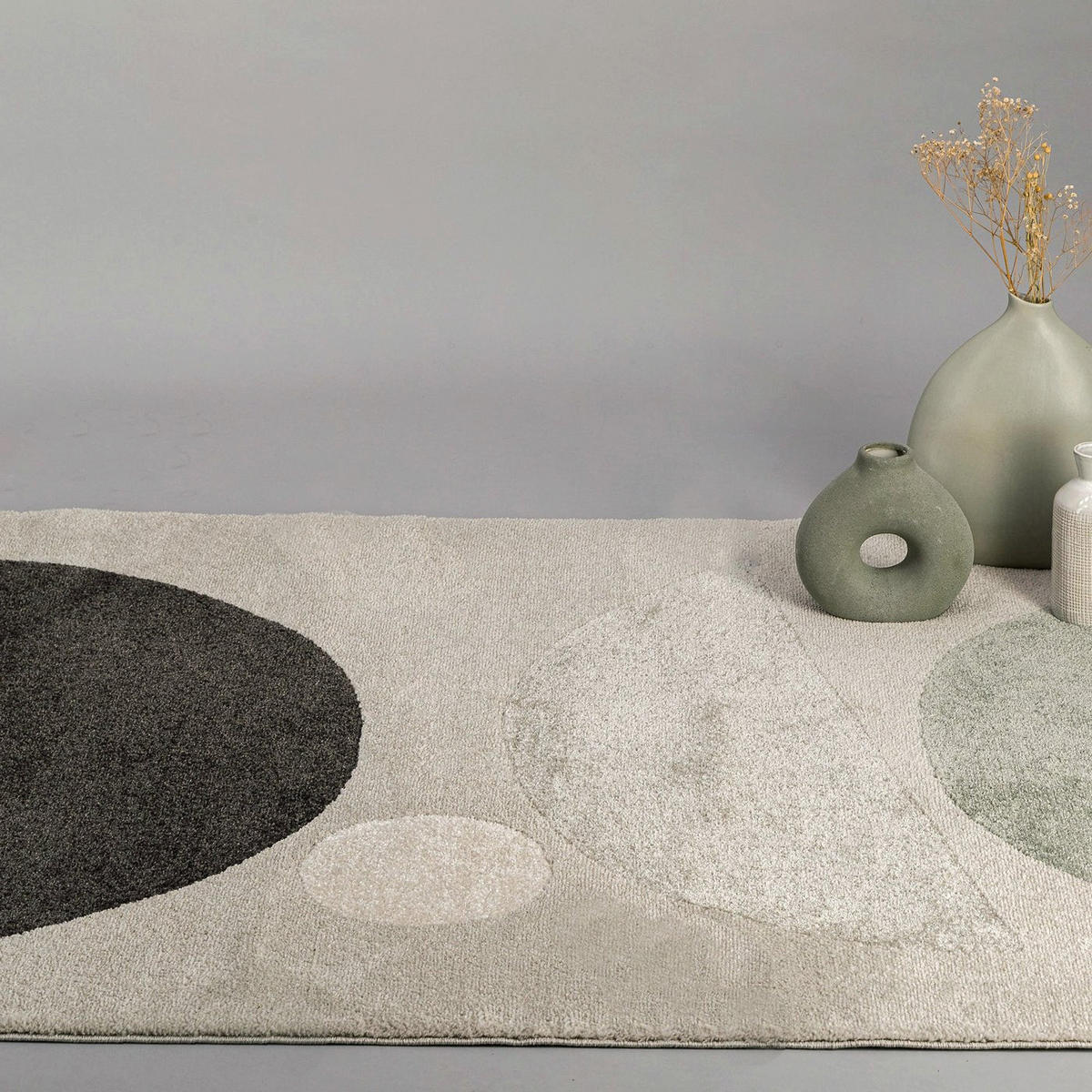 TEPPICH superweich sehr grafisch grün - Grün, Textil (160/230cm) - AFK Living