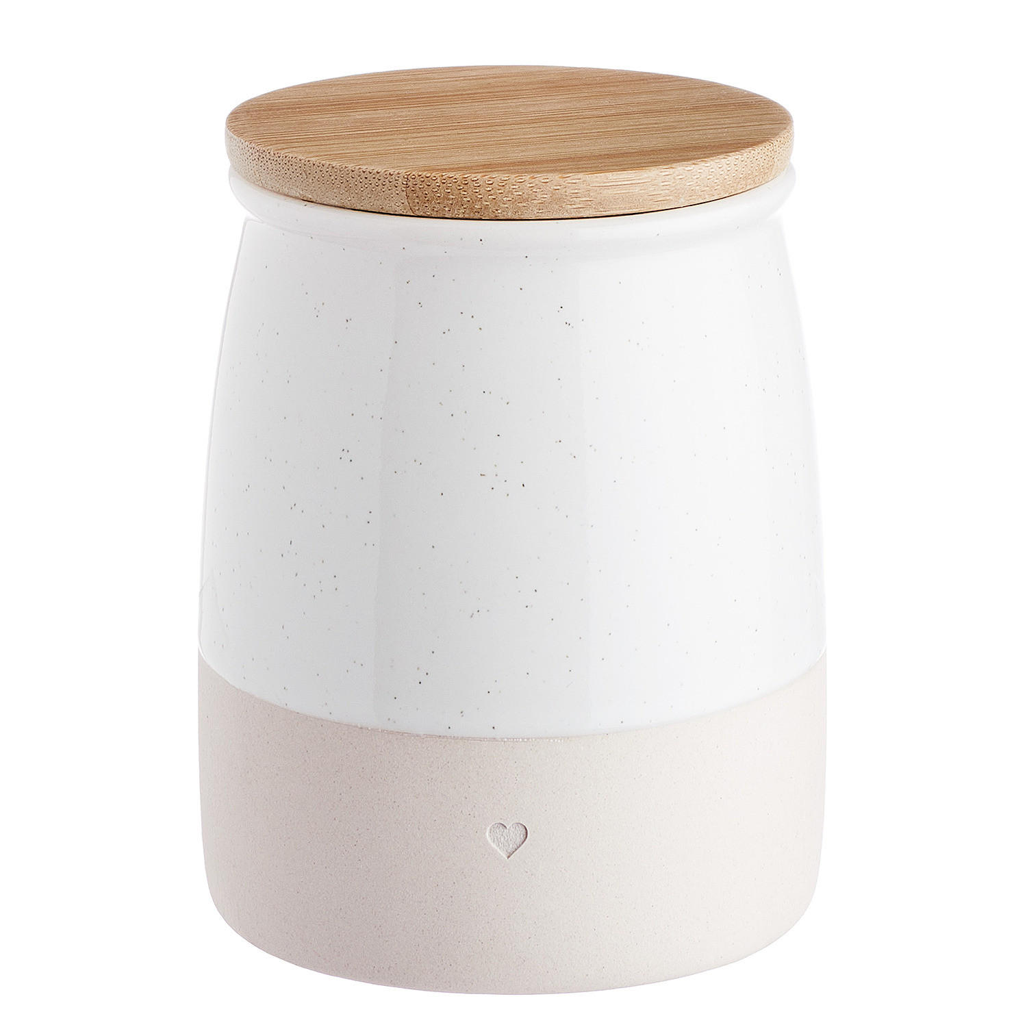 AUFBEWAHRUNGSDOSE Me Time - Weiß, Keramik (8/10/8cm) - Butlers