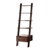 REGAL - Walnuss Dekor - Walnussfarben, Holzwerkstoff (55/180/48cm) - home24