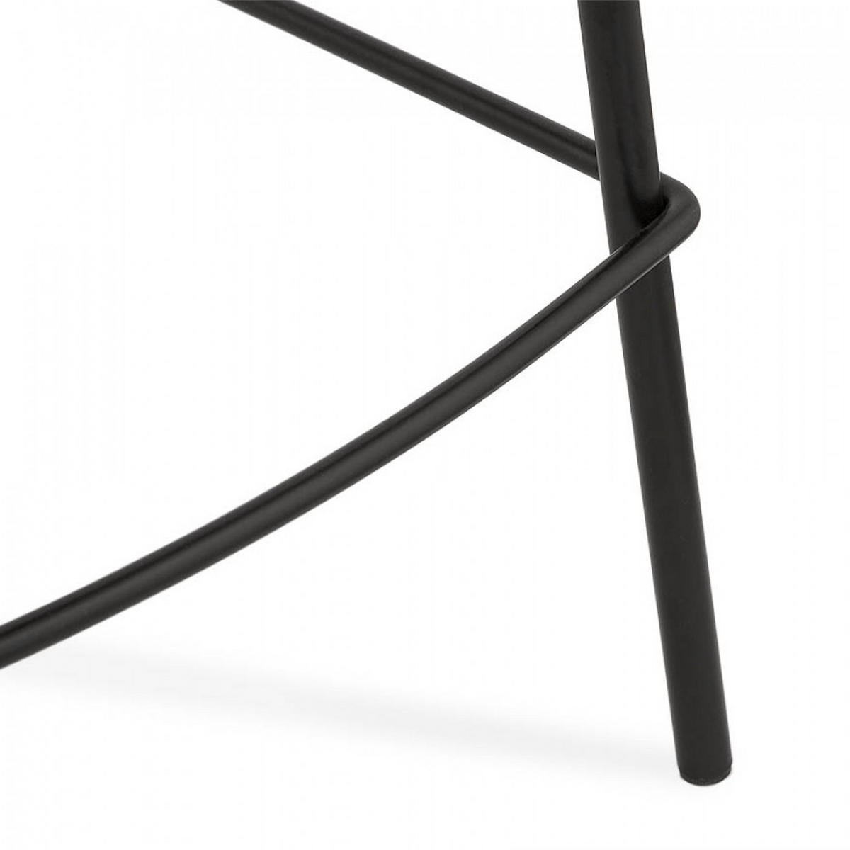 BARHOCKER Weiß 54x97.5x59cm - Weiß, Textil/Metall (54/97.5/59cm) - AlterEgo
