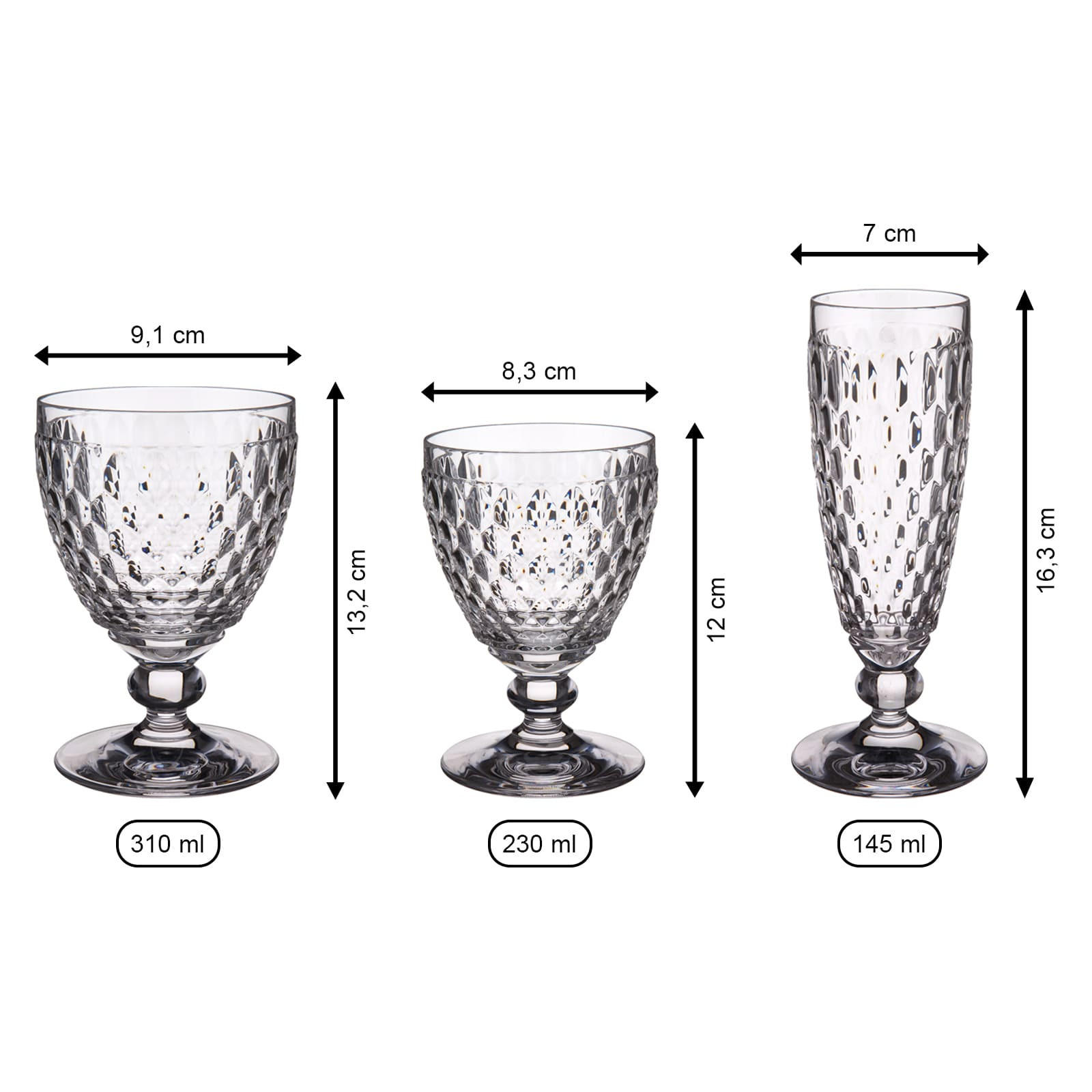 WEIN- & SEKTGLÄSER Boston Coloured Klar 12er Set - Transparent, Glas - Villeroy & Boch