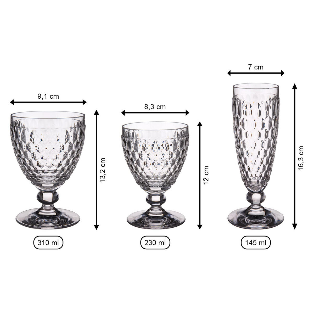 WEIN- & SEKTGLÄSER Boston Coloured Berry 12er Set - Pink, Glas - Villeroy & Boch