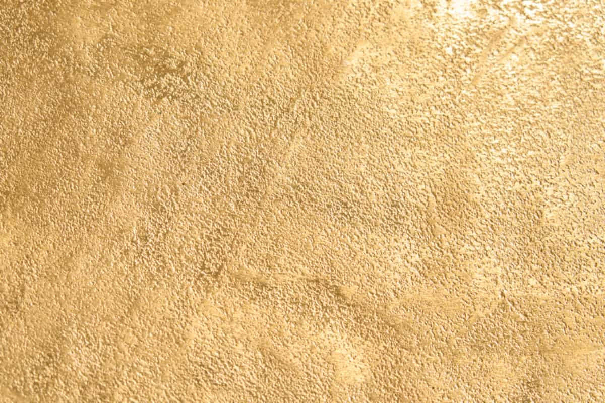 COUCHTISCH ABSTRACT LEAF rund Gold 73cm - Goldfarben, Metall (73/73/31cm) - riess-ambiente