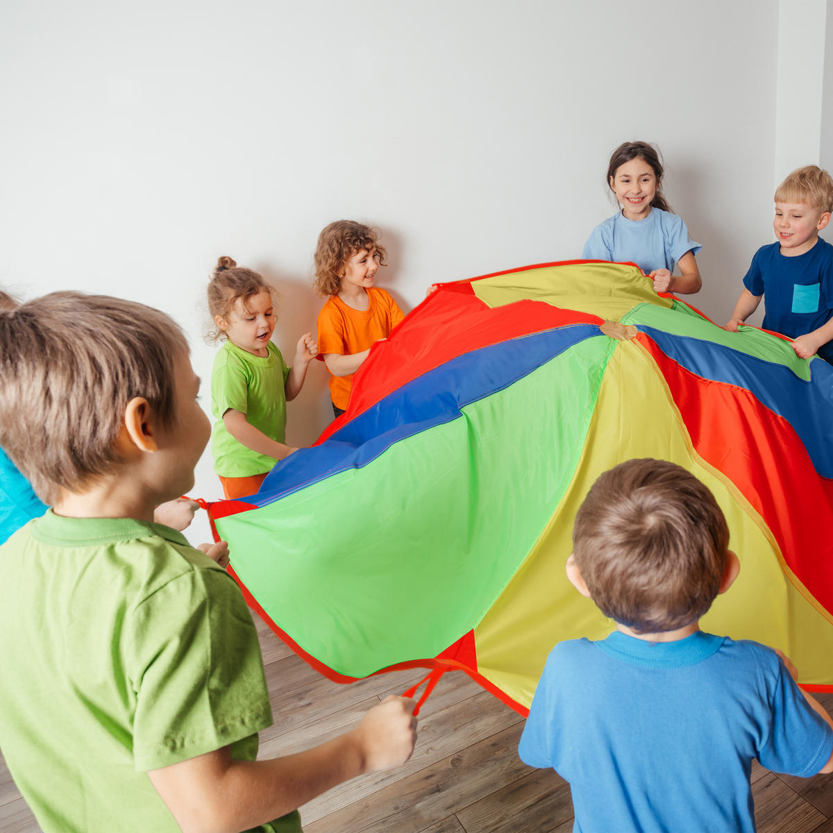 SCHWUNGTUCH - Multicolor, Textil (200/200cm) - Relaxdays