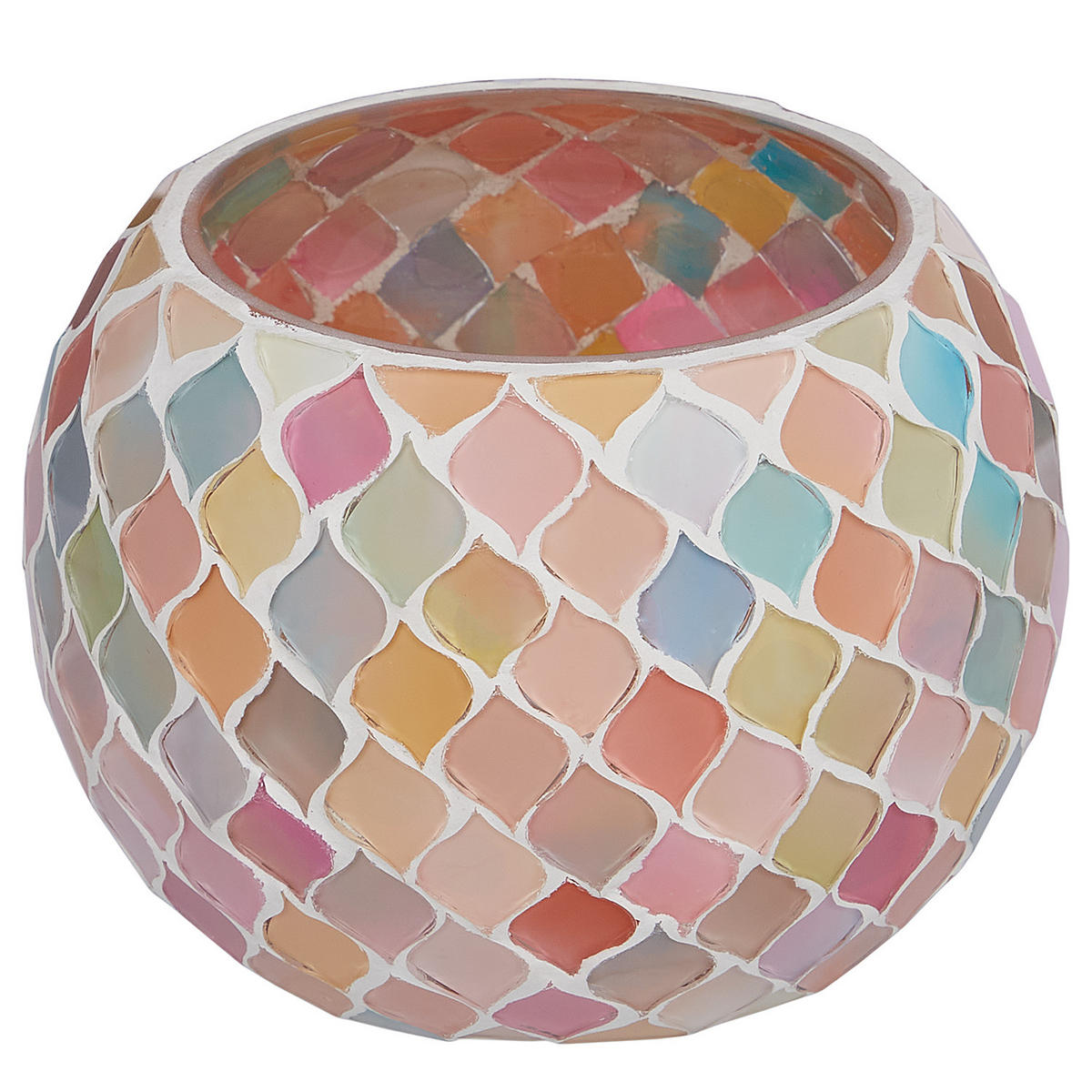 WINDLICHT (4er Set) Pastel Lights - Multicolor, Metall (12/9/12cm) - Butlers
