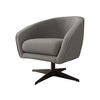 SESSEL Roma BX - Schwarz/Grau, Holz/Textil (80/75/80cm) - MIRJAN24