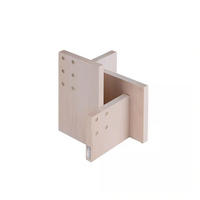 MESSERBLOCK Beige 23/23/23 cm AL50W - Beige, Holz (23/23/23cm) - ArteLegno