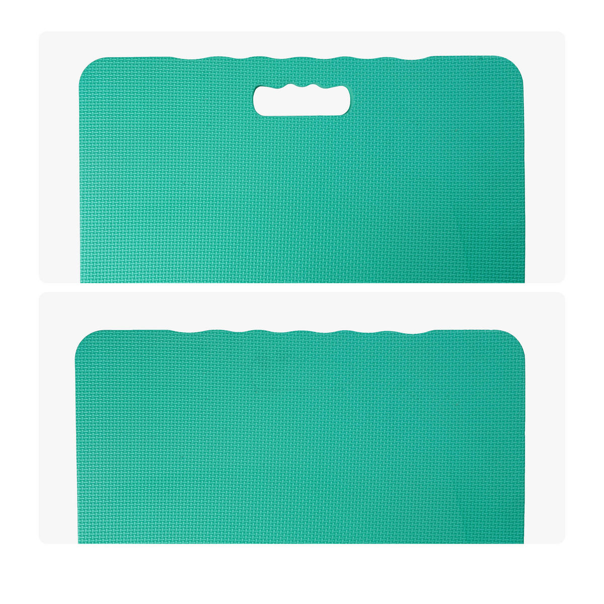 PODLOŽKY na kolená, sada 2 ks - zelená, textil (46/28cm) - Relaxdays