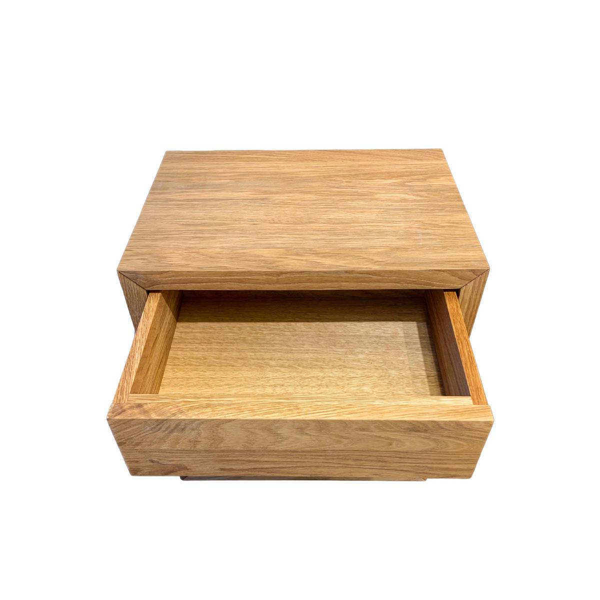 NACHTTISCH Hugo 2er Set, Eiche, 30/39/39 cm - Beige, Holz (39/39/30cm) - WOODEK