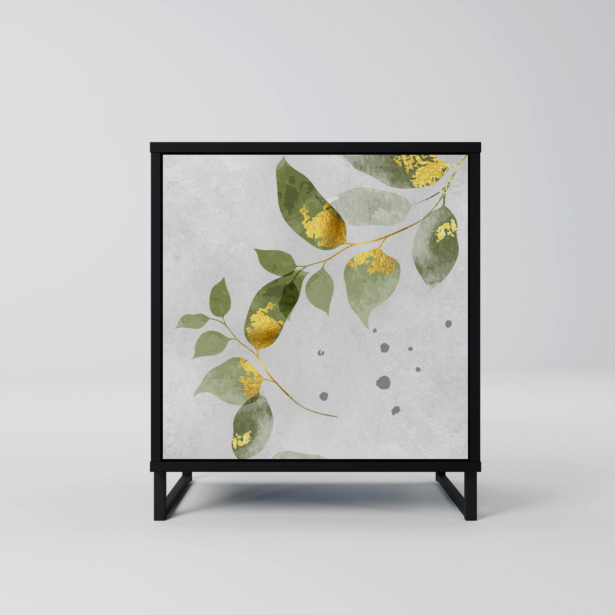 SpaceRebels Sideboard Schwarz 57.5x67.5x42 cm