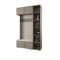 GARDEROBEN-SET 236,7/140/47 - Kaschmir/Beige, Holz/Metall (140/236.7/47cm) - Abiks Möbel