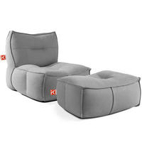 GARTENLOUNGE-SET LOVIA, Möbel-Set, Schwarz/Weiß - Schwarz, Textil (90/82/106cm) - KONSIMO®