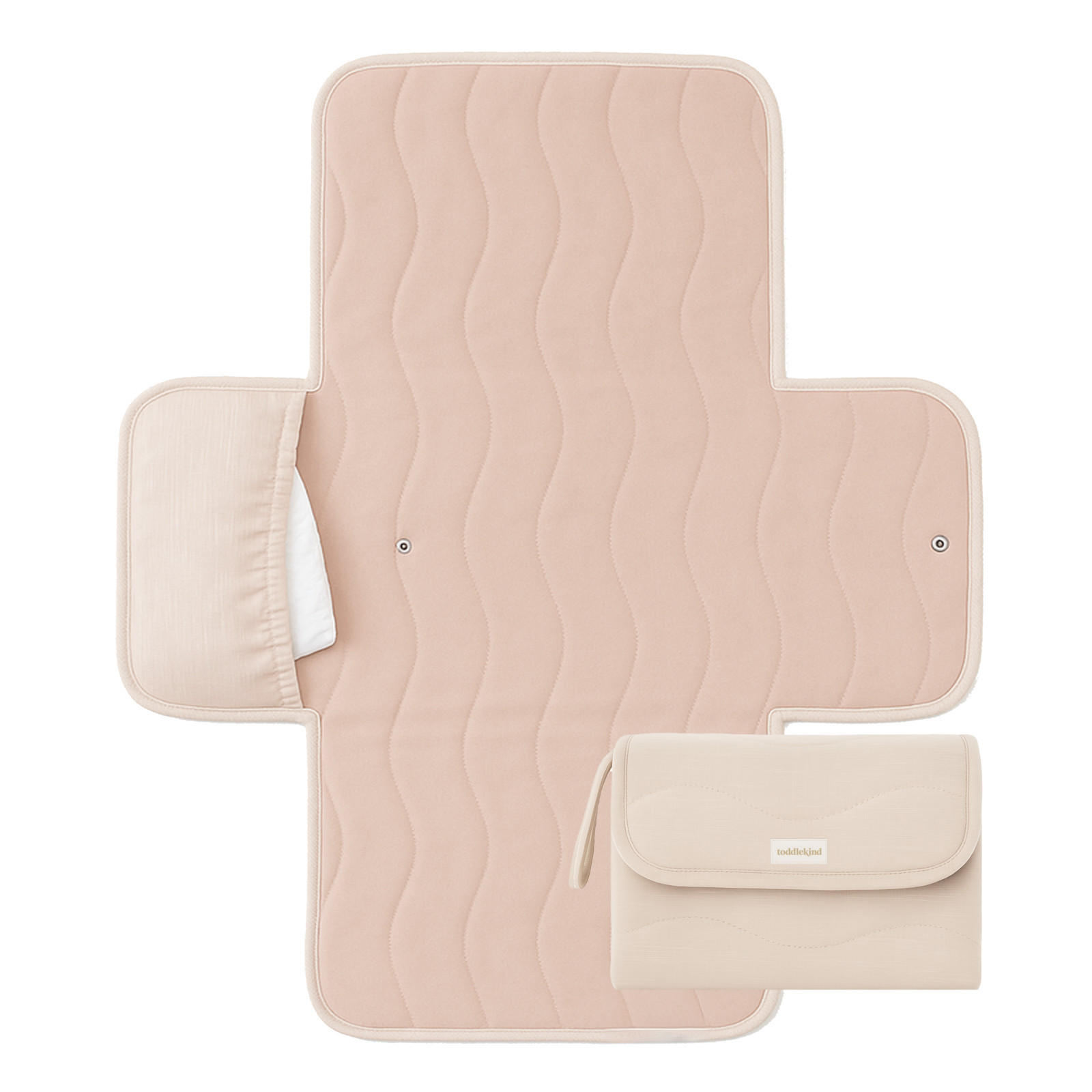 WICKELMATTE Mini Maven rosa 35×74 - Rosa, Textil (35/74cm)