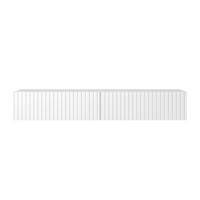 TV-HÄNGEBOARD Telire weiß mit Lamellenfronten, 175 cm - Weiß, Holzwerkstoff (175/30/31.6cm) - Selsey
