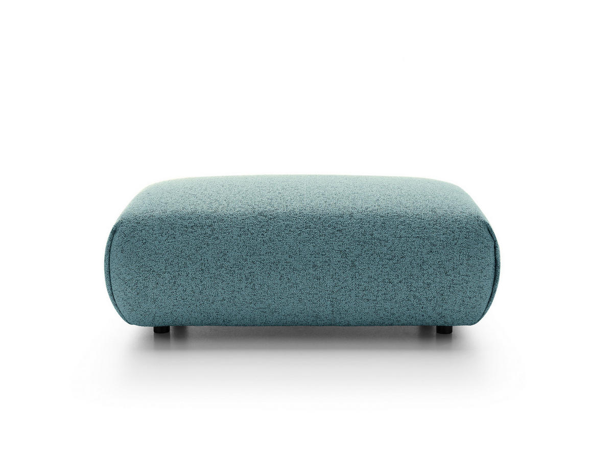 MASSENO Sitzhocker ZEST, Modern Polsterhocker, Fußhocker Blau - Blau, Holzwerkstoff/Kunststoff (70/42/113cm) - MASSENO