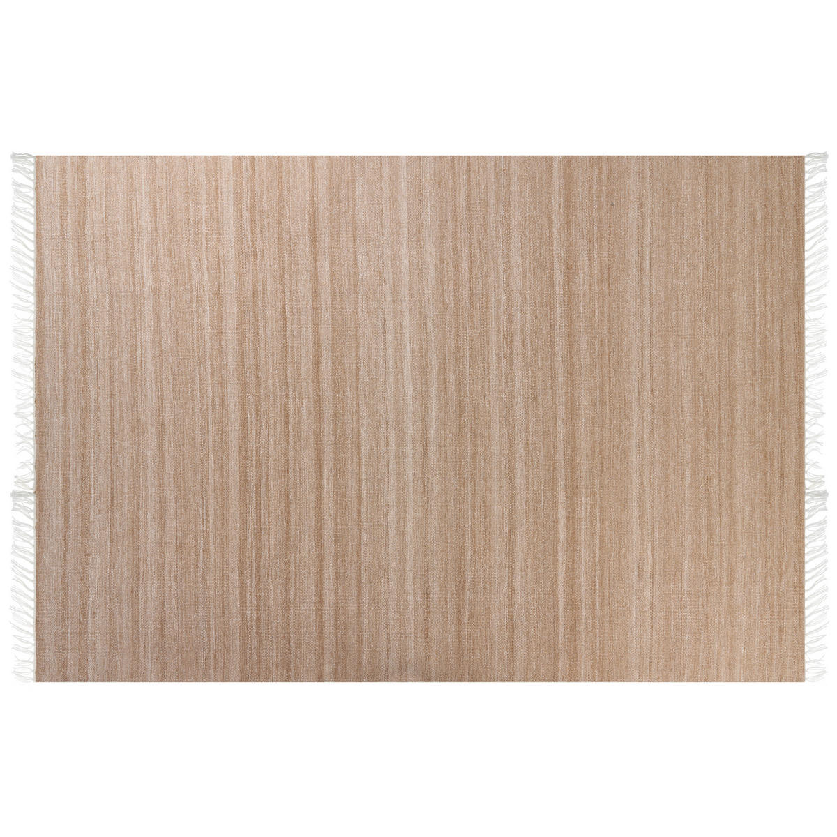 TEPPICH geflochten Malhia 230/160 cm - Beige, Kunststoff (160/230cm) - Beliani
