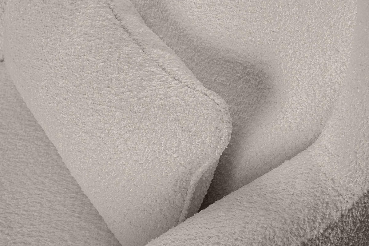 DOPPELSESSEL STRALIS Klassische Stil, hellbeige - Beige, Textil (136/106/96cm) - KONSIMO®