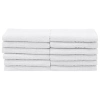SEIFTÜCHER, 12er-Set, 30x30 cm, 100% Baumwolle, Weiß - Weiß, Textil (30/30cm) - Zollner