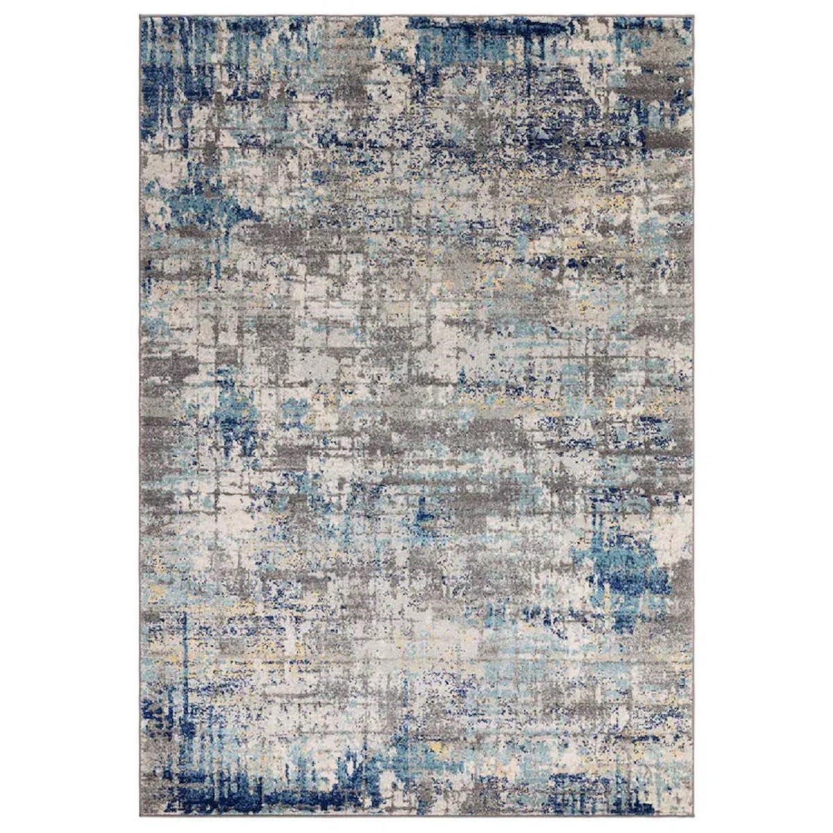 TEPPICH Moderner, flachgewebter für Wohn- und Schlafzimmer HALO Grau 160 x 230 cm - Grau, Textil (160/230cm) - Novatrend