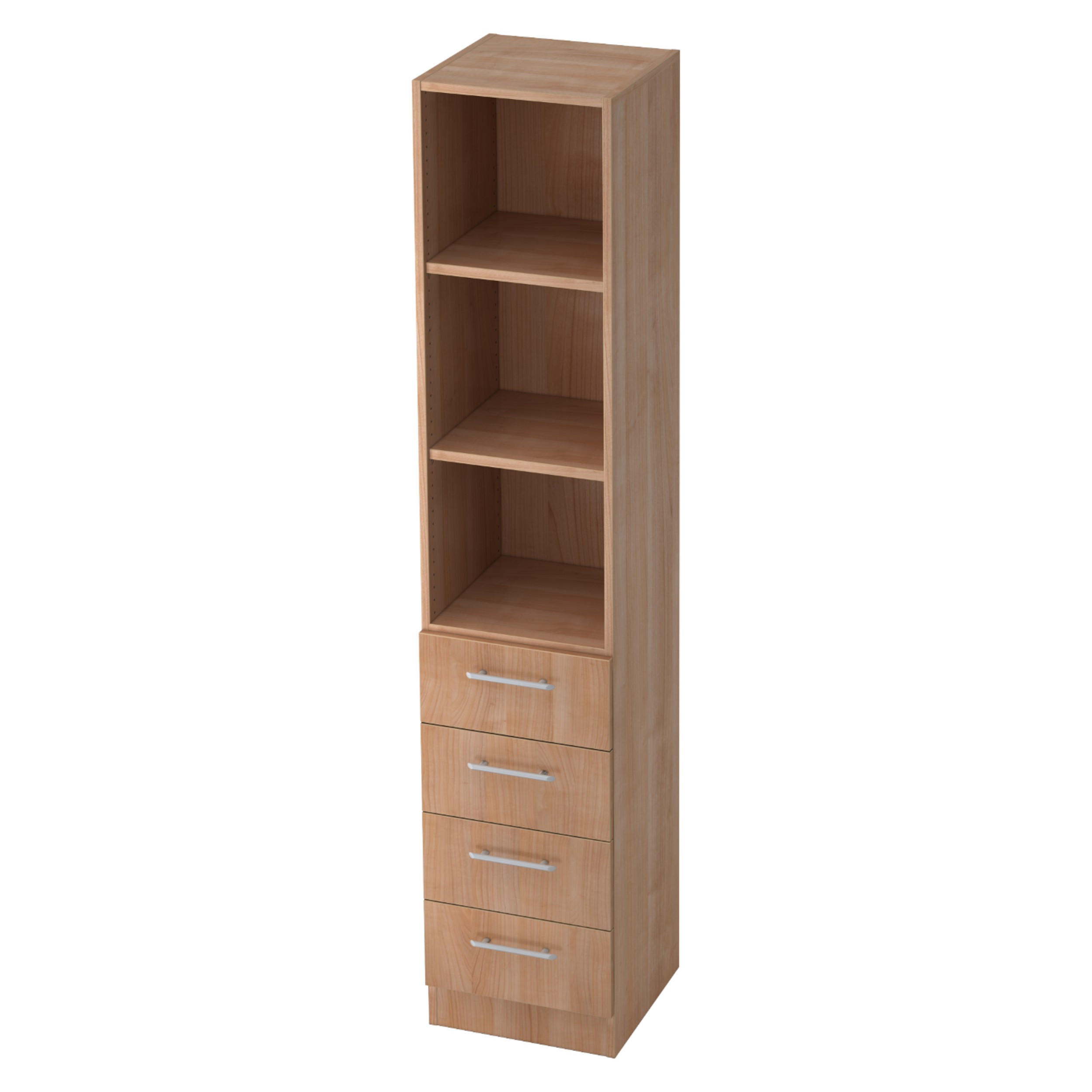 bümö Schubladenschrank Nussbaum 40.6x200.4x42 cm