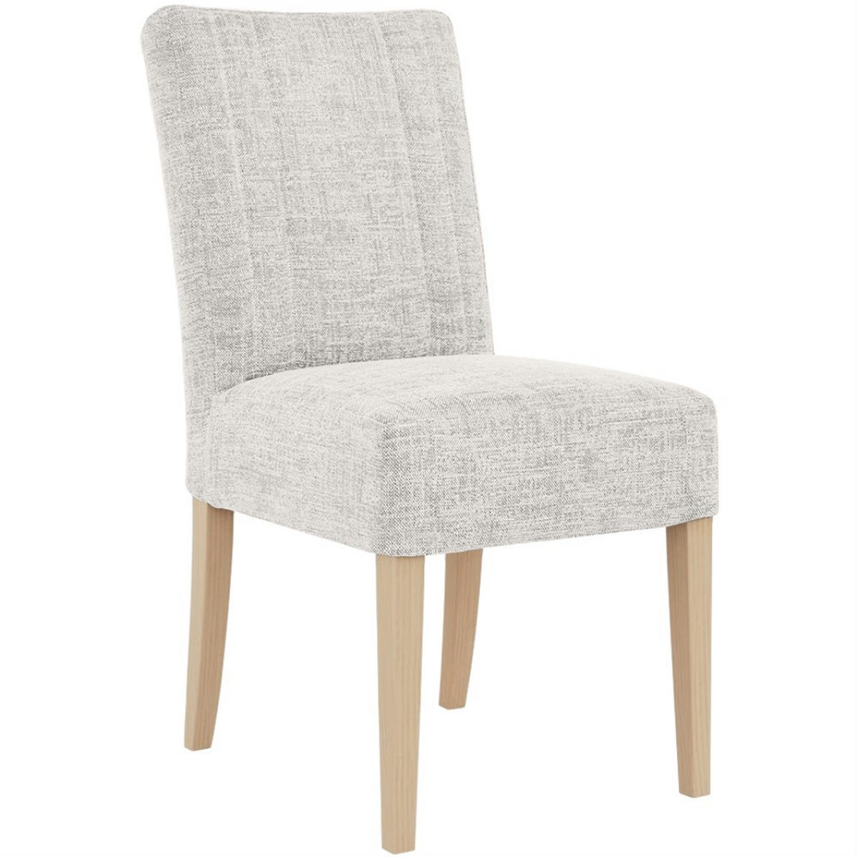 STUHL FREYA mit Buchenholzbeinen, Polsterstuhl, Beige - Beige/Buchefarben, Holz (47/94/42cm) - Beautysofa