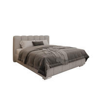 POLSTERBETT Zaira 160x200cm – Elegantes Polsterbett für modernen Wohnstil , ohne matratze, Sandfarben - Sandfarben, Holz (140/200cm) - Homesy
