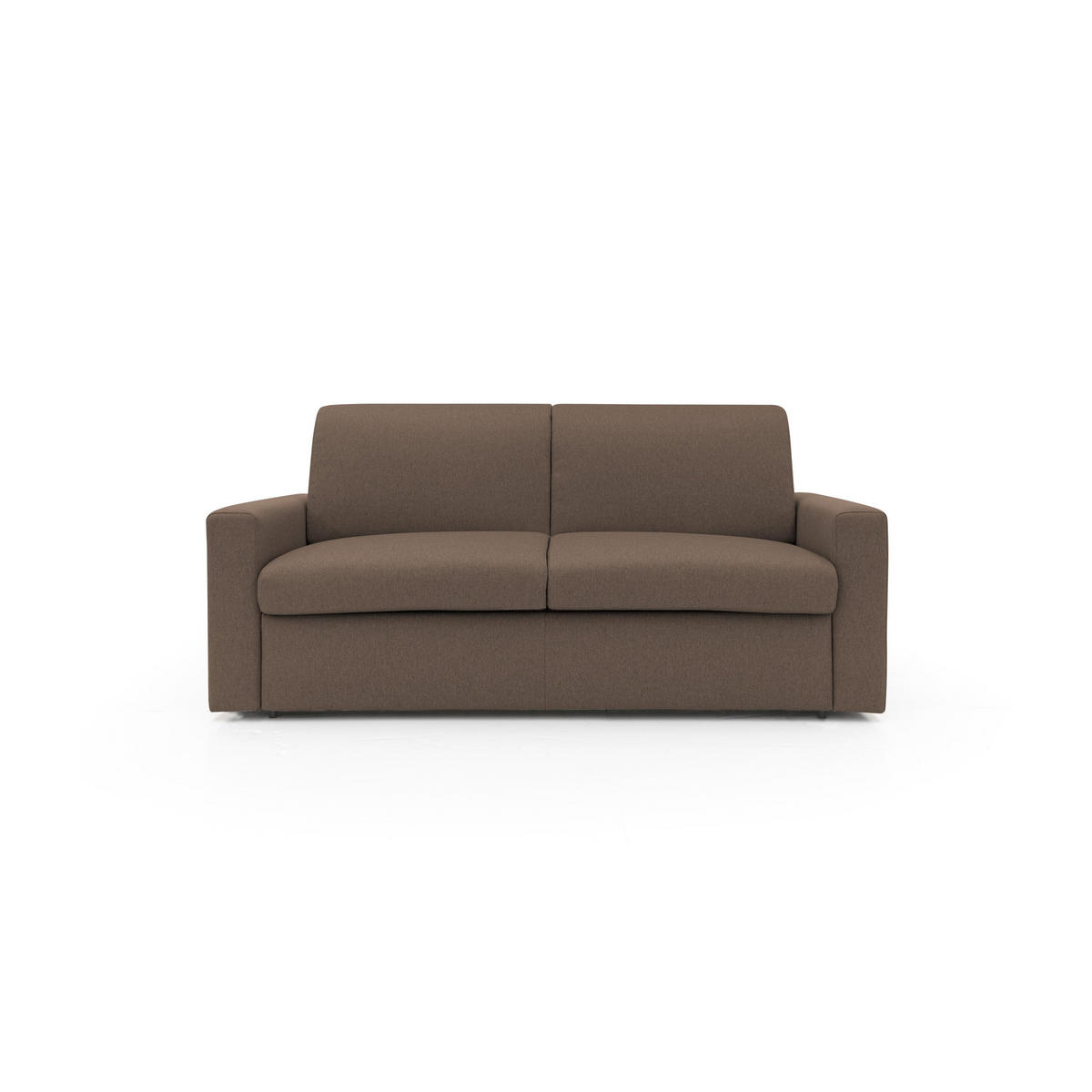 SCHLAFSOFA Kansas - Braun, Textil (192/92/95cm) - Divani.store