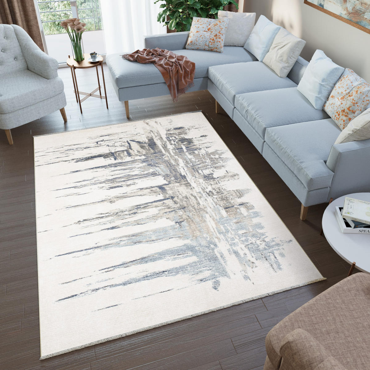 TEPPICH RIVIOLI Beige 200/305 cm - Beige, Textil (200/305cm) - Tapiso