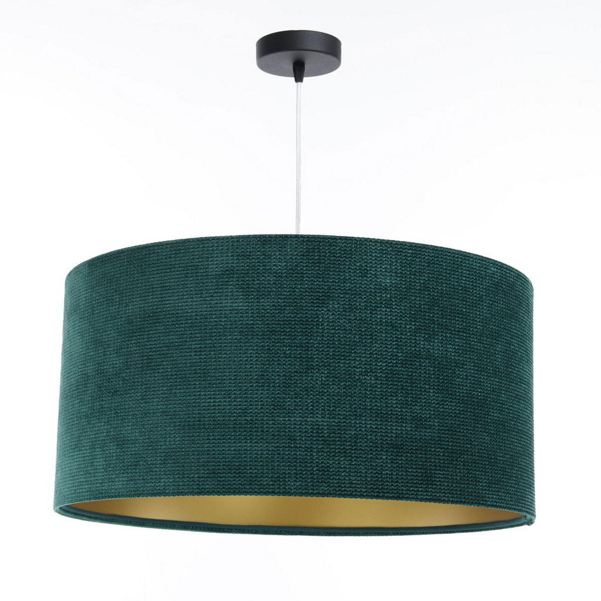 HÄNGELEUCHTE Grün 40/20 cm - Goldfarben/Grün, Kunststoff (40/0.4/20cm) - ONZENO