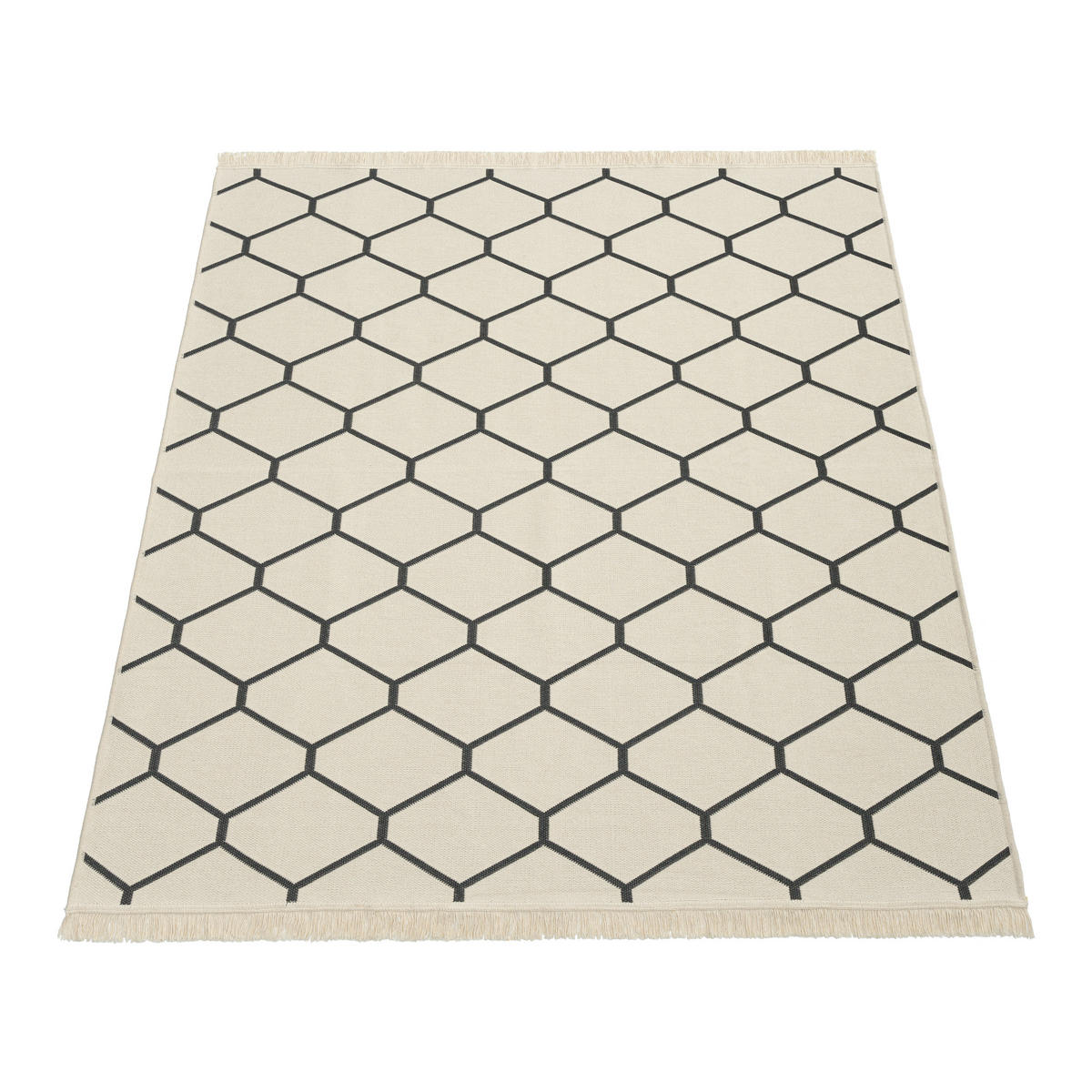 KURZFLORTEPPICH 60/90 cm Skandi 145 - Anthrazit, Textil (60/90cm) - Paco Home