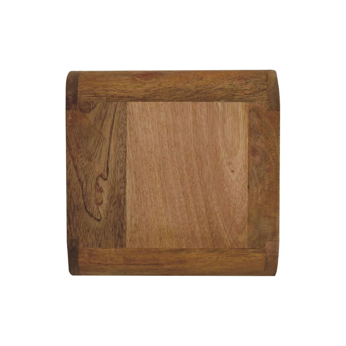 NACHTTISCH Mini aus massivem Mangoholz - Messingfarben/Braun, Holz/Metall (30/25/25cm) - Artisan Furniture